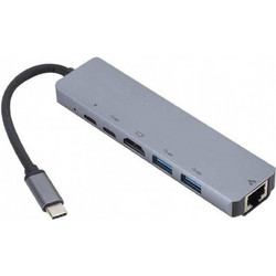 USB-C Docking Station με HDMI 4K PD Ethernet