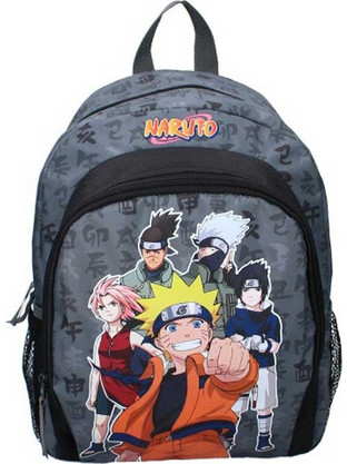 Vadobag Naruto 'The Greatest Ninja' Σχολική Τσάντα Πλάτης Νηπιαγωγείου Γκρι 135-4065