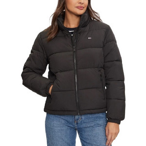 Tommy Hilfiger Γυναικείο Μπουφάν Χειμωνιάτικο Puffer Μακρύ Μαύρο DW0DW18827-BDS Tommy Hilfiger Γυναικείο Μπουφάν Χειμωνιάτικο Puffer Μακρύ Μαύρο DW0DW18827-BDS