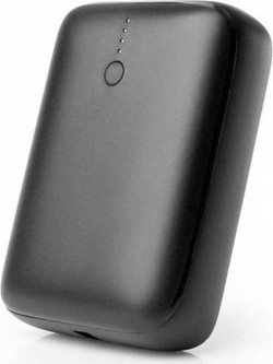 Platinet Power Bank 10000mAh 20W με Θύρα USB-A & Θύρα USB-C Power Delivery Black