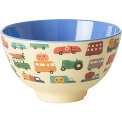 Rice Mπολ Φαγητού Happy Cars 11x6cm 2τμχ