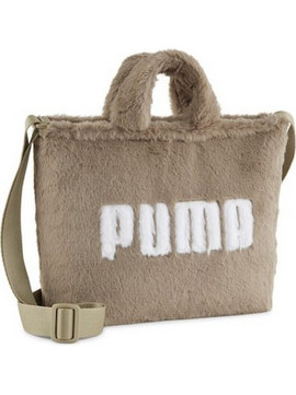 Puma Core Γυναικεία Τσάντα Ώμου Εκρού 090657-02