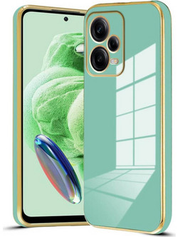 Bodycell Gold Plated Back Cover Mint Green (Xiaomi Redmi Note 12 5G)