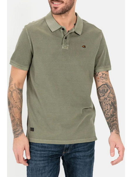 Camel Active Ανδρική Μπλούζα Polo Κοντομάνικη Χακί C241-409965-3P00-31