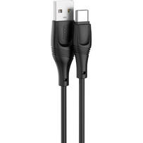 XO NB238 USB-A to USB-C 1m Black 6920680838707