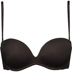 Lormar FREE PLUS Σουτιέν Strapless Push Up χωρίς Μπανέλα Μαύρο 01018