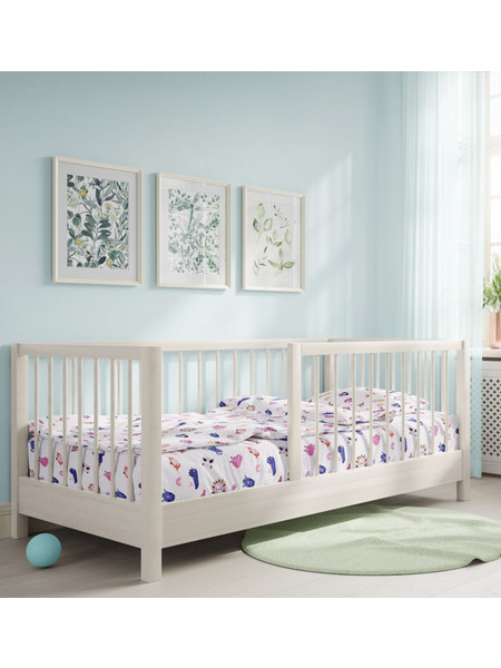 Cokitex Oasis Σετ Βρεφικά Σεντόνια Κούνιας Βαμβακερά με Λάστιχο 125x175 Pink