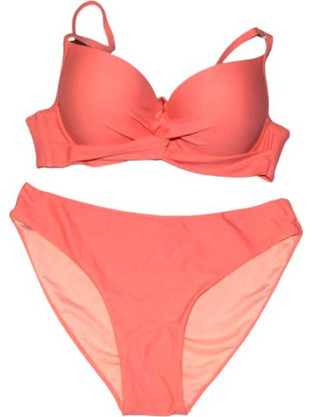 Sandra Fellini Bikini Set Ψηλόμεσο Κοραλί 23-23C