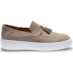 Damiani Ανδρικά Μοκασίνια Loafers Καστόρινα Εκρού 6504