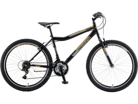 Polar Maccina Sierra Mountain Bike 26" με 18 Ταχύτητες Μαύρο Χρυσό