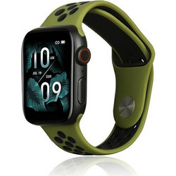 Beline Sport Λουράκι Σιλικόνης Green / Black (Apple Watch 38 / 40 / 41mm)