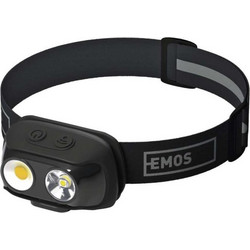 Emos P3542 Επαναφορτιζόμενος Φακός Κεφαλής Εργασίας Led