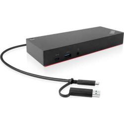 Lenovo ThinkPad USB-A USB-C Docking Station με DisplayPort / HDMI 4K PD και Σύνδεση 2 Οθονών