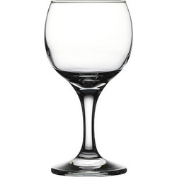 Pasabahce Σετ Ποτήρια Κρασιού Γυάλινα Κολωνάτα Bistro 225ml 12τμχ PAS44412
