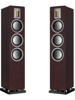 Audiovector QR 5 Ζεύγος Ηχείων Hi-Fi Δαπέδου 280W 3 Δρόμων Dark Walnut