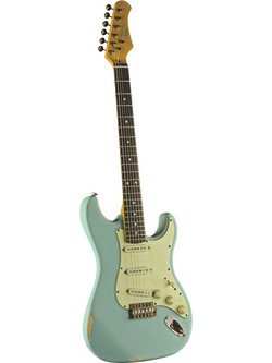 Eko Guitars S300 Relic Ηλεκτρική Κιθάρα ST Style με SSS Μαγνήτες Daphne Blue
