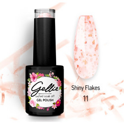 Gellie Shiny Flakes 11 Ημιμόνιμο Βερνίκι Νυχιών 10ml