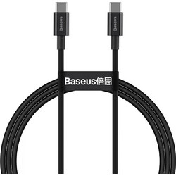 Baseus Superior Series Braided USB-C to USB-C 100W 1m Black CATYS-B01