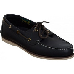 Texter Ανδρικά Μοκασίνια Boat Shoes Δερμάτινα Navy Μπλε 10434