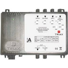 Triax TMA 445 Ενισχυτής Σήματος Κεραίας Τηλεόρασης Κεντρικός 45dB 2xUHF-BIII (DAB)-FM