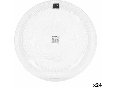 La Mediterranea Andra Πιάτα Γλυκού Γυάλινα 19cm 24τμχ S2233340