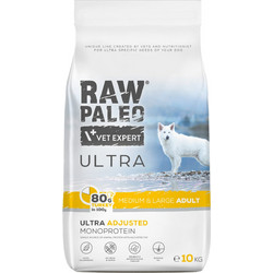 VetExpert Raw Paleo Medium & Large Adult Ultra Adjusted Monoprotein with Turkey 10kg