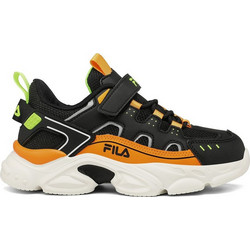 Fila Memory Spinel 3 Παιδικά Sneakers Μαύρα Πορτοκαλί 3YF33002-055