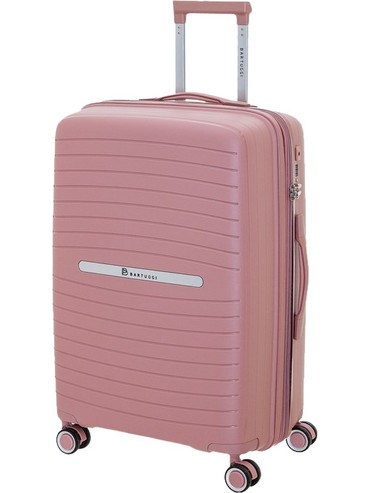 Bartuggi 724-608.60 Βαλίτσα Μεσαία 66x45x26cm με 4 Ρόδες Ροζ
