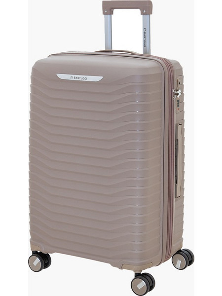 Bartuggi 725-21.70 Βαλίτσα Μεγάλη 76x52x30cm με 4 Ρόδες Εκρού