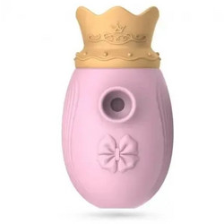 Crushious Monarch Clitoral Suction Tongue Κλειτοριδικός Δονητής 8.5cm Ροζ