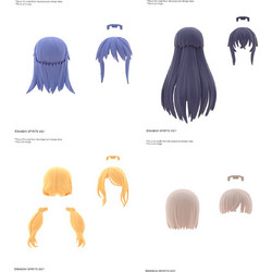 Bandai 30 Minutes Sisters Option Hair Style Parts Vol.8 All 4 Types