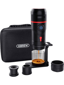 HiBREW H4 Premium Μπρίκι Espresso Μαύρο