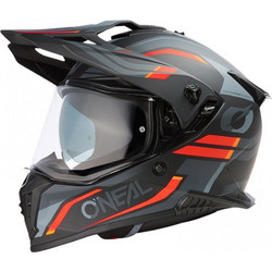 Oneal A-SRS V.24 Spike Black Grey Red Κράνος Μηχανής Full Face