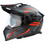 Oneal A-SRS V.24 Spike Black Grey Red Κράνος Μηχανής Full Face