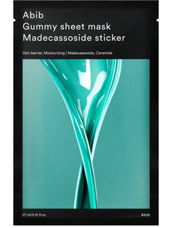 Abib Gummy Madecassoside Sheet Μάσκα Προσώπου για Ενυδάτωση 27ml