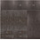 HomeMarkt Εξάφυλλη Ντουλάπα Ρούχων Reina με Πατάρι Zebrano 240x43x241cm HM21063.01