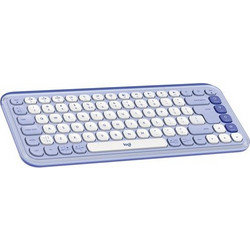 Logitech Pop Icon Lilac Ασύρματο Πληκτρολόγιο