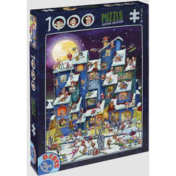 Puzzle D-Toys Cartoon Collection Άγιος Βασίλης 1000 Κομμάτια