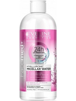 Eveline FaceMed+ Micellar Water Ντεμακιγιάζ 650ml