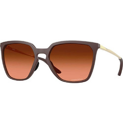 Oakley OO9480 02 Ανδρικά Γυαλιά Ηλίου Τετράγωνα Μεταλλικά Μαύρο Χρυσό με Καφέ Φακό