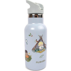 Filibabba Tiny Explorers Παιδικό Παγούρι Θερμός Ανοξείδωτο BPA Free Γκρι 350ml