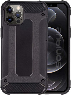 Sonique Heavy Armor Back Cover Black (iPhone 12 Pro Max)