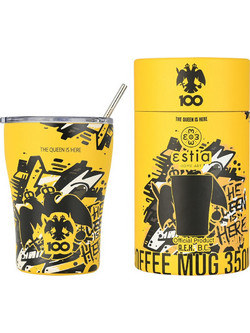 Estia Coffee Mug AEK BC The Queen Is Here 350ml