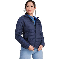 Roly Norway Γυναικείο Μπουφάν Χειμωνιάτικο Puffer Μακρύ Navy Μπλε RA5091-02