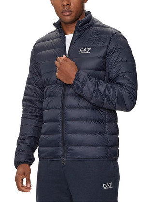 EA7 Ανδρικό Μπουφάν Χειμωνιάτικο Puffer Navy Μπλε 8NPB23PNGPZ1562