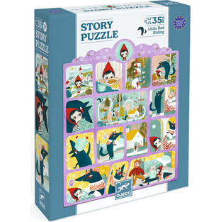 Παιδικό Puzzle Djeco Κοκκινοσκουφίτσα 35 Κομμάτια