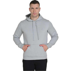 Target Fleece Hoodie Ανδρικό Αθλητικό Φούτερ με Κουκούλα Γκρι M25-74025-60