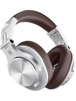OneOdio Fusion A70 Ενσύρματα & Ασύρματα Bluetooth Ακουστικά Over Ear Ασημί Καφέ