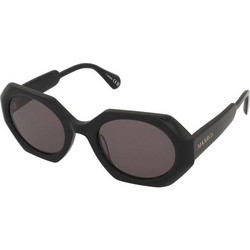 Max & Co MO0115 01A Γυναικεία Γυαλιά Ηλίου Πολυγωνικά Κοκάλινα Μαύρα με Μαύρο Φακό
