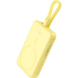 Baseus Magnetic Mini Wireless Power Bank 10000mAh 20W με Θύρα USB-C Power Delivery Yellow